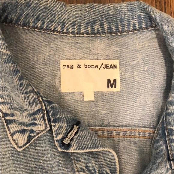 Tag and bone strapless jean jacket - Picture 3 of 3